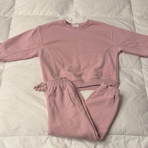 Zara Dusty Rose Kids Sweatshirt & sweat pants size 3